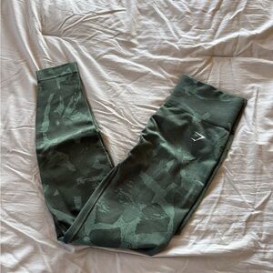 Gymshark Green Camo Leggings